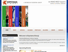 Tablet Screenshot of expotama.com